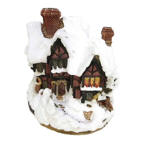 LILLIPUT LANE Deer Park Hall ceramic Christmas decoration handmade in the UK - Picture 1 of 6
